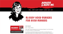 Desktop Screenshot of burgersandbeersinc.co.nz